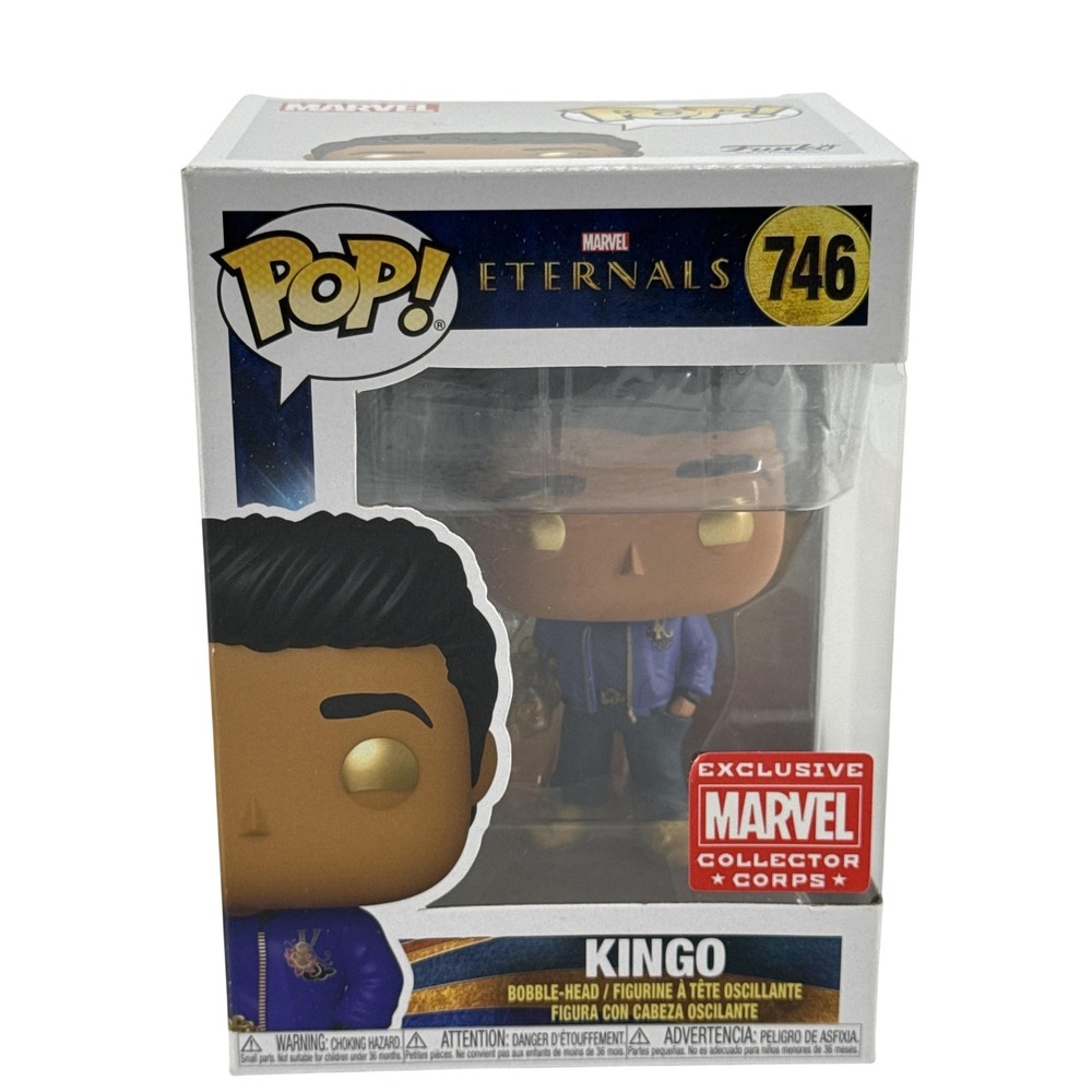 Funko‎ Pop Marvel Eternals Kingo #746 Marvel Collector Corps Exclusive Standard